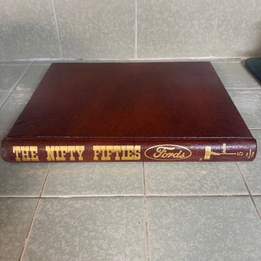 The Nifty Fifties Fords Ray Miller 1974 Hardcover Illustrated History Book